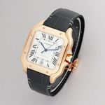 Cartier Santos WGSA0019 (2026) - Silver dial 39 mm Rose Gold case (4/8)
