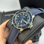 Blancpain Fifty Fathoms 5015-12B40-O52A (2024) - Blue dial 45 mm Titanium case (7/8)