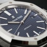 Audemars Piguet Royal Oak Selfwinding 15400ST.OO.1220ST.01 (2018) - Blauw wijzerplaat 41mm Staal (5/7)