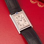 Cartier Tank 2390 (Unknown (random serial)) - White dial 25 mm Steel case (1/8)