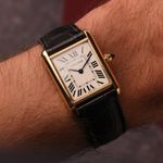 Cartier Tank Louis Cartier WGTA0067 (1917) - White dial 34 mm Yellow Gold case (2/7)