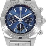 Breitling Chronomat AB0115101C1A1 (2020) - Blue dial 44 mm Steel case (2/5)