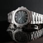 Patek Philippe Nautilus 5800/1A-001 (2007) - Blue dial 38 mm Steel case (7/8)