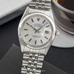 Rolex Datejust 1601 (1974) - Silver dial 36 mm Gold/Steel case (1/8)