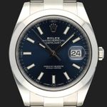 Rolex Datejust 41 126300 (2018) - Blue dial 41 mm Steel case (2/8)