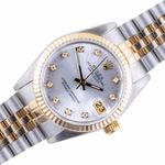 Rolex Datejust 31 68273 (1988) - Silver dial 31 mm Gold/Steel case (1/8)