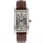 Cartier Tank Américaine WSTA0082 (2024) - Zilver wijzerplaat 35mm Staal (1/6)