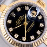 Rolex Lady-Datejust 69173 (1991) - Black dial 26 mm Gold/Steel case (2/8)