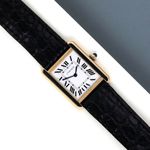 Cartier Tank Solo W5200002 (2009) - Zilver wijzerplaat 31mm Geelgoud (1/8)