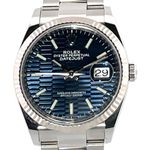 Rolex Datejust 36 126234 (2023) - Blauw wijzerplaat 36mm Staal (1/8)