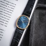 Patek Philippe Golden Ellipse 3848J (Unknown (random serial)) - Gold dial 33 mm Yellow Gold case (1/8)