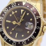 Rolex GMT-Master 16758 (1982) - Brown dial 40 mm Yellow Gold case (1/8)