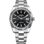 Rolex Datejust 41 126334 (2018) - Zwart wijzerplaat 41mm Staal (1/6)