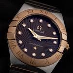 Omega Constellation Quartz 123.20.24.60.63.001 (2014) - Brown dial 24 mm Steel case (3/8)