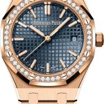 Audemars Piguet Royal Oak Selfwinding 77451OR.ZZ.1361OR.04 (2024) - Blue dial 34 mm Rose Gold case (1/1)