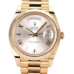 Rolex Day-Date 40 228238 (2021) - Silver dial 40 mm Yellow Gold case (1/8)