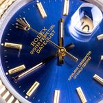 Rolex Datejust 36 16233 (1993) - Blue dial 36 mm Gold/Steel case (2/8)