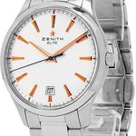 Zenith Captain Central Second 03.2020.670/01.C498 (2019) - Silver dial 40 mm Steel case (3/4)