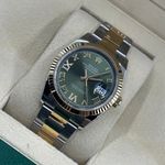 Rolex Datejust 36 126233 (2025) - Groen wijzerplaat 36mm Goud/Staal (8/8)