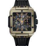 Hublot Square Bang 821.MX.0130.RX (2025) - Transparant wijzerplaat 42mm Geelgoud (1/1)