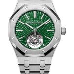 Audemars Piguet Royal Oak Tourbillon 26534TI.OO.1220TI.01 (2025) - Green dial 41 mm Titanium case (1/1)
