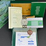 Rolex Oyster Perpetual Date 15210 (2001) - Zilver wijzerplaat 34mm Staal (2/8)