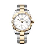 Rolex Datejust 41 126333 (2024) - White dial 41 mm Gold/Steel case (1/8)