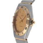 Omega Constellation 1212.10.00 (2000) - Champagne wijzerplaat 34mm Goud/Staal (6/8)