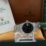 Rolex Oyster Perpetual Date 15210 (2001) - Black dial 34 mm Steel case (3/7)