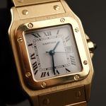 Cartier Santos 2960 (Onbekend (willekeurig serienummer)) - Wit wijzerplaat 41mm Geelgoud (7/8)