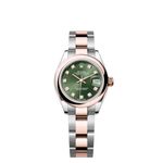 Rolex Lady-Datejust 279161 (2024) - Groen wijzerplaat 28mm Staal (1/1)