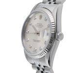 Rolex Datejust 36 16234 (Onbekend (willekeurig serienummer)) - Zilver wijzerplaat 36mm Staal (6/8)