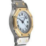 Cartier Santos 0907 (1990) - 25mm Goud/Staal (6/8)