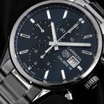 TAG Heuer Carrera Calibre 16 CBK2112.BA0715 (2024) - Blauw wijzerplaat 41mm Staal (3/7)