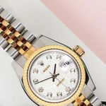 Rolex Lady-Datejust 179173 (2005) - Silver dial 26 mm Gold/Steel case (2/7)