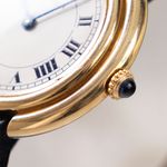 Cartier Vendome 17003 (Onbekend (willekeurig serienummer)) - Wit wijzerplaat 33mm Geelgoud (6/8)