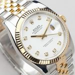 Rolex Datejust 36 116233 (2012) - White dial 36 mm Gold/Steel case (3/7)