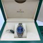 Rolex Oyster Perpetual 34 124200 (2022) - Blue dial 28 mm Steel case (3/8)