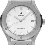 Hublot Classic Fusion 511.NX.2611.LR (2024) - Zilver wijzerplaat 45mm Titanium (1/5)