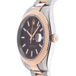 Rolex Datejust 41 126331 (2016) - Brown dial 41 mm Gold/Steel case (4/8)