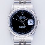 Rolex Datejust 36 16234 (1995) - Black dial 36 mm Steel case (3/8)