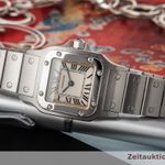 Cartier Santos Galbée W20056D6 (Onbekend (willekeurig serienummer)) - Zilver wijzerplaat 24mm Staal (1/8)