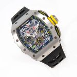Richard Mille RM 011 RM11-03 Ti (2020) - Transparent dial 51 mm Titanium case (2/8)
