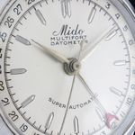 Mido Multifort Unknown (1953) - Zilver wijzerplaat 34mm Staal (2/8)