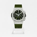 Hublot Classic Fusion Chronograph 521.NX.8970.RX (2024) - Green dial 45 mm Titanium case (1/1)