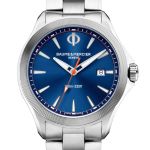 Baume & Mercier Clifton M0A10413 (2024) - Blauw wijzerplaat 42mm Staal (1/3)