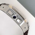 Cartier Santos 100 2740 (2005) - Silver dial 41 mm Gold/Steel case (6/7)