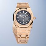 Audemars Piguet Royal Oak Jumbo 16202OR.OO.1240OR.01 (2022) - Grey dial 39 mm Rose Gold case (1/7)