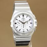 Omega Constellation Double Eagle 1514.20.00 (2004) - White dial 41 mm Steel case (3/8)