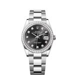 Rolex Datejust 36 126284RBR (2024) - Zwart wijzerplaat 36mm Staal (1/8)